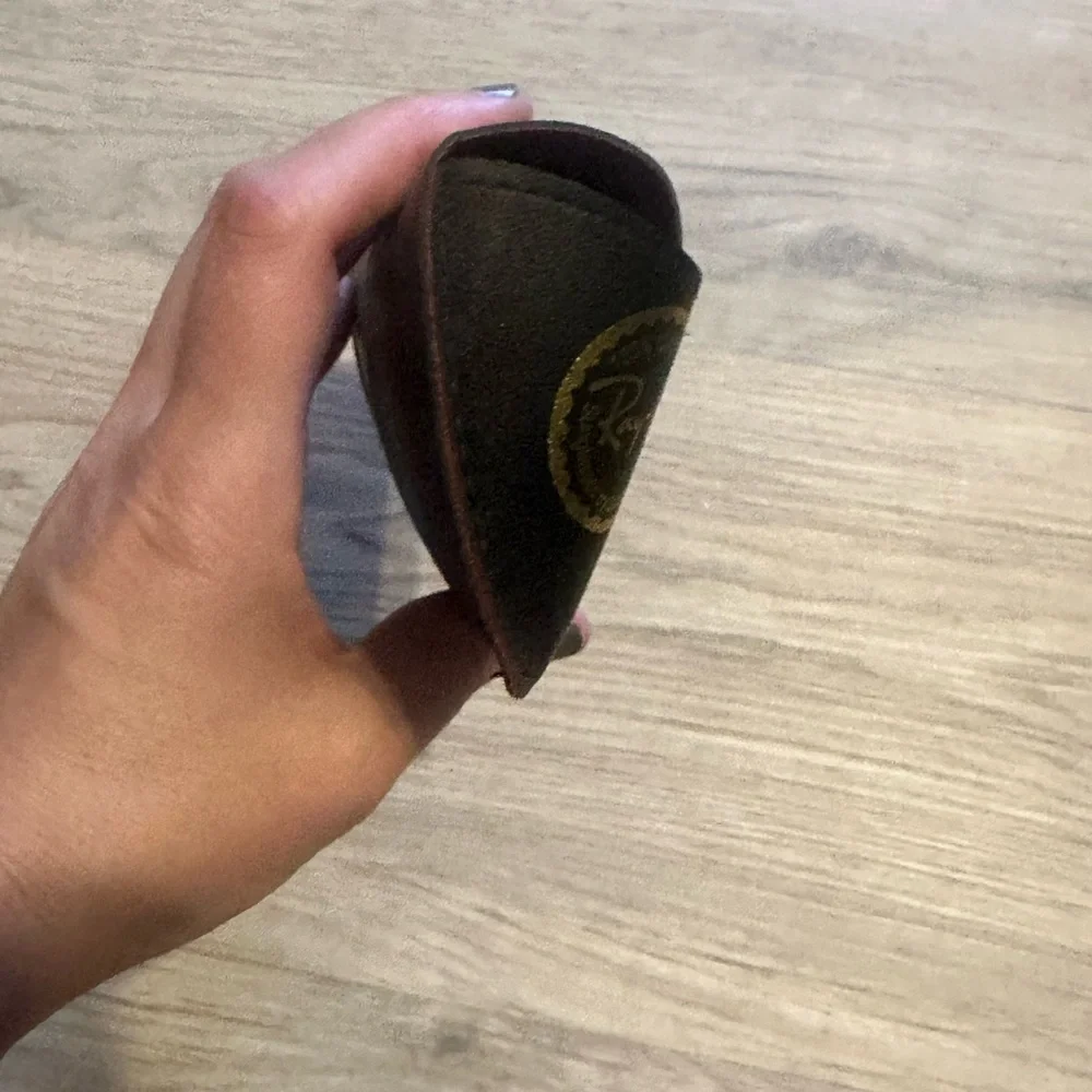 Ray-Ban Black and Gold Sunglasses Case
